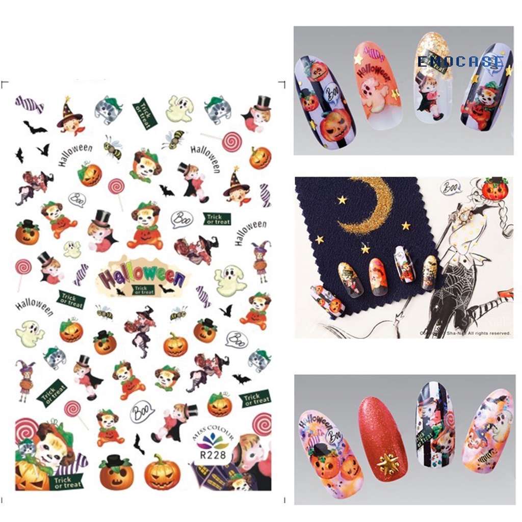 Ny-nail Miếng Dán Móng Tay Tự Dính Mạnh Mẽ Họa Tiết Tinh Tế Thân Thiện Với Môi Trường Trang Trí Nhiều Phong Cách Hallo