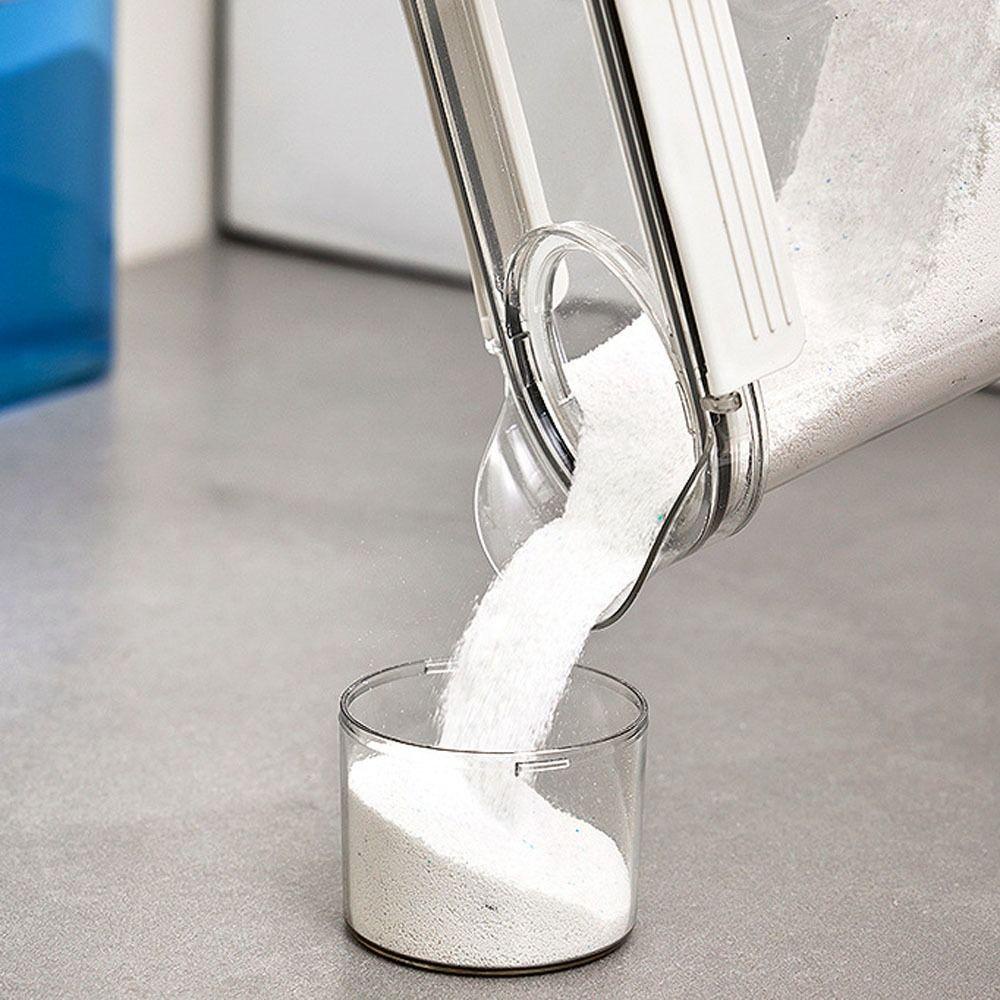 YIYU 1 Hộp Đựng Gạo Có Vòi Rót Trong Suốt Sắp Xếp Gọn Gàng Cho Nhà Bếp Nhà Tắm