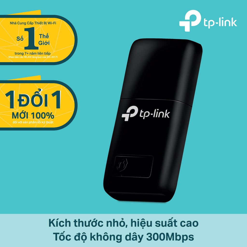 TL-WN823N Bộ chuyển đổi USB chuẩn N không dây Mini tốc độ 300Mbps