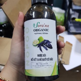 Nước gội bồ kết vỏ bưởi cô đặc Sora