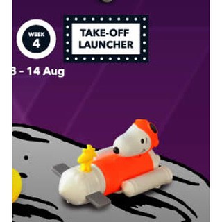 Đồ chơi Happy Meal – Peanuts In Cooperation With NASA (Take-Off Launcher)