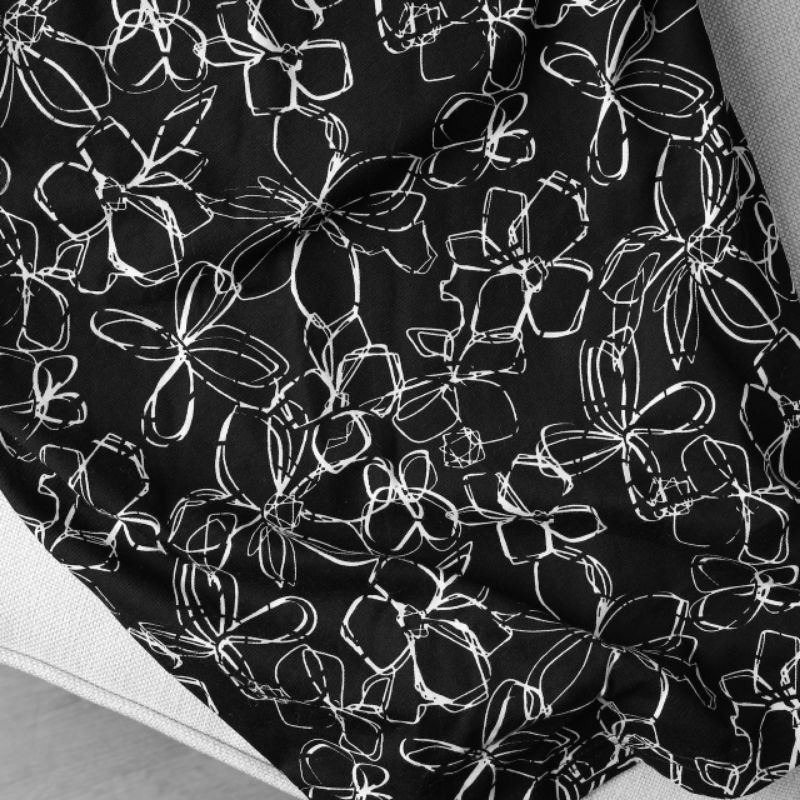 Áo thun nam ngắn tay cổ tròn vải thun cotton họa tiết đen thoáng mát trẻ
