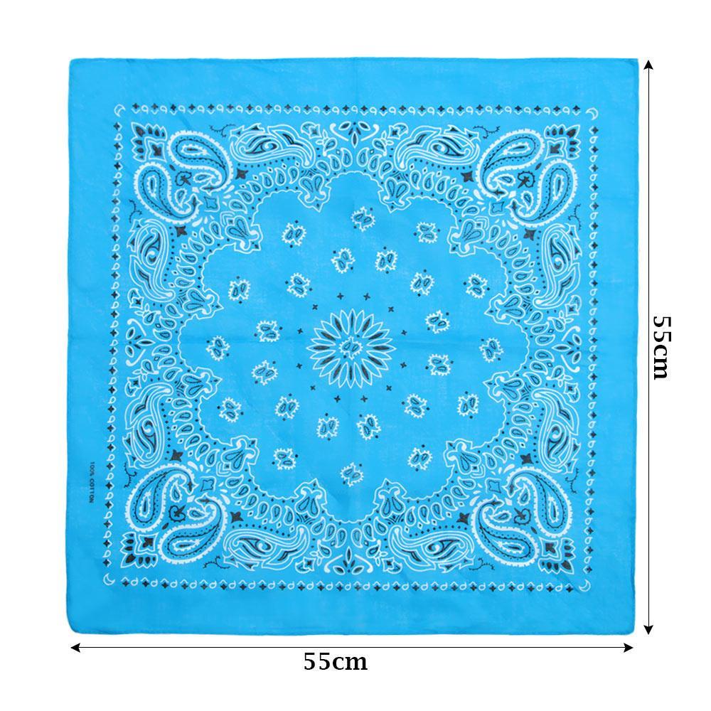 Khăn Bandana 100% Cotton In Họa Tiết Thời Trang