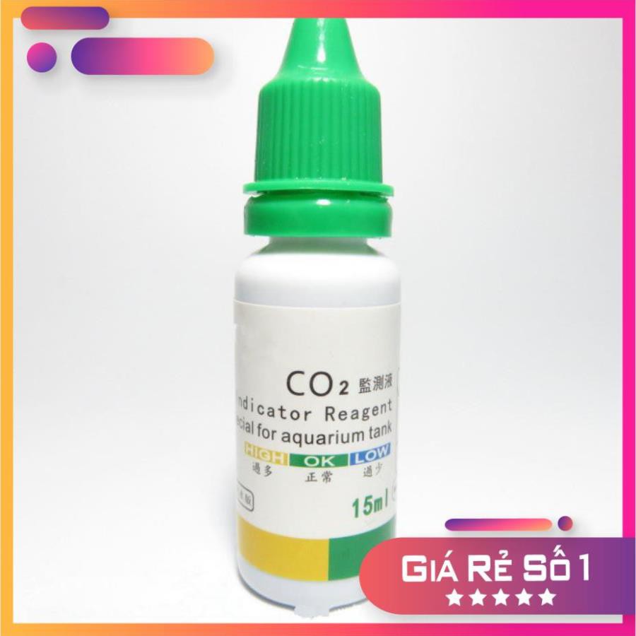 ☘ CO2 Drop Checker | Bộ Tets CO2 - Kiểu Hình Cầu Pha Lê [Phễu + Dung dịch] | Kiểm Tra Nồng Độ CO2 Cho Bể Thuỷ Sinh