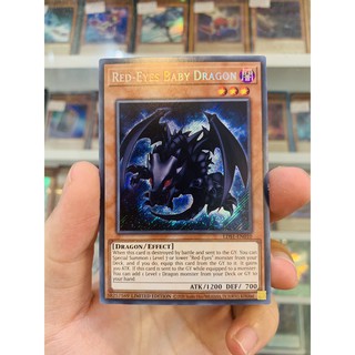 Thẻ Bài Lẻ YugiOh! Mã LDS1-EN010 - Red-Eyes Baby Dragon - Secret Rare - 1st Edition