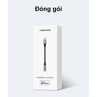 Cáp Lightning sang cổng âm thanh 3.5mm Ugreen 30756