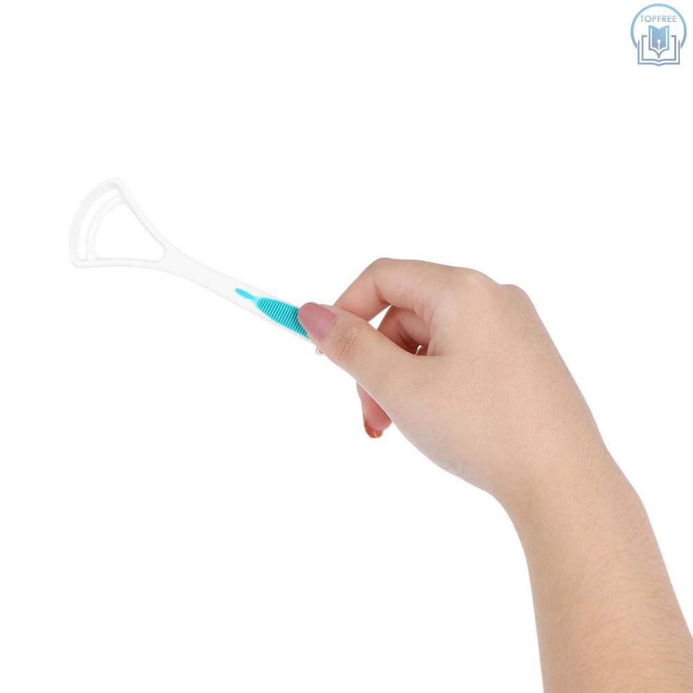 Bộ 2 dụng cụ cạo lưỡi loại bỏ mùi hôi chăm sóc răng miệng