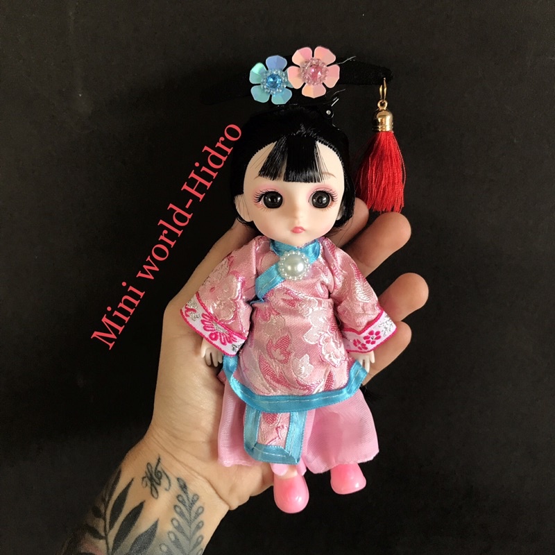 Búp bê Baboliy công chúa cổ trang có khớp mặc đồ Trung Quốc Hanbok kiếm hiệp