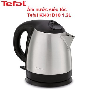 Ấm nước siêu tốc Tefal KI431D10 1.2 lít chất liệu thép inox 304 cao cấp an toàn