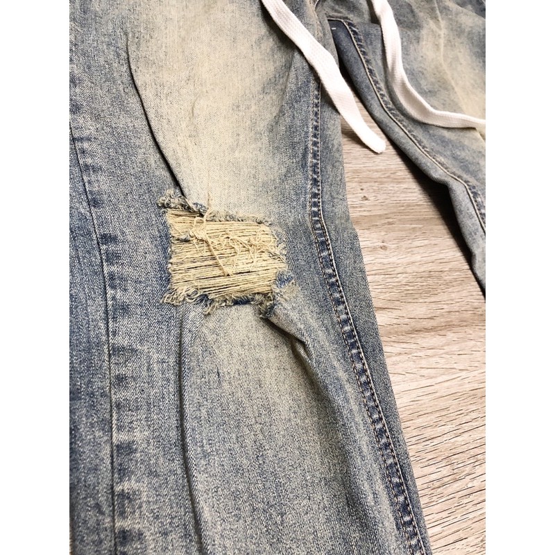 Quần Jeans Nam Rách Gối Màu Đẹp Chất Co Dãn Cực Xịn, Form Dáng Chuẩn, Dễ Phối Đồ