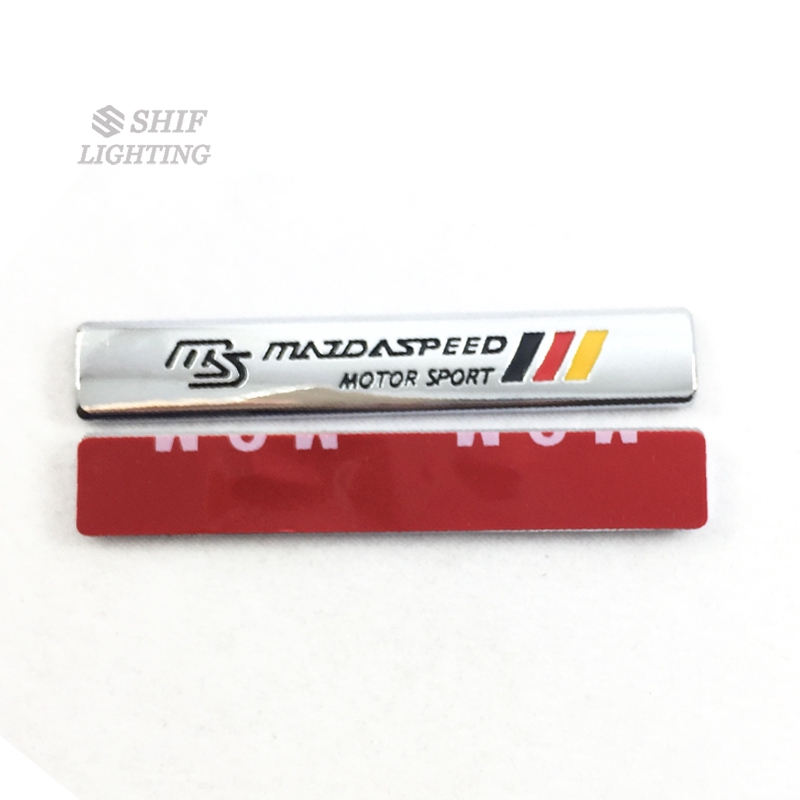 Miếng decal dán trang trí xe hơi hình logo MAZDA SPEED