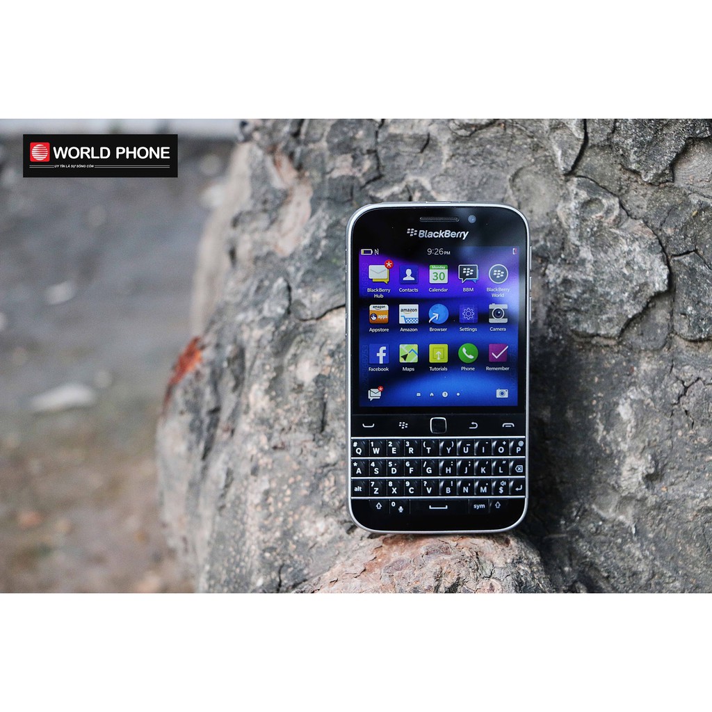 [Mã SKAMPUSH9 giảm 10% đơn 200K] Điện Thoại Blackberry BB Classic Q20, Máy zin nguyên bản chính hãng Quốc Tế Mỹ