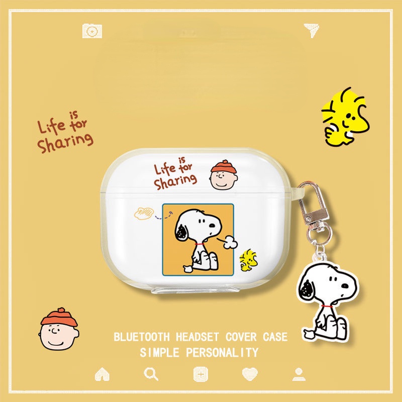 Vỏ Bảo Vệ Hộp Sạc Tai Nghe Redmi Buds 3 Lite Youth Trong Suốt Họa Tiết Hoạt Hình Thỏ Kulome &amp; Tím Dễ Thương