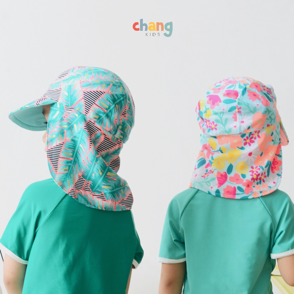 Mũ bơi che gáy cho bé Swim Cap UPF 50+