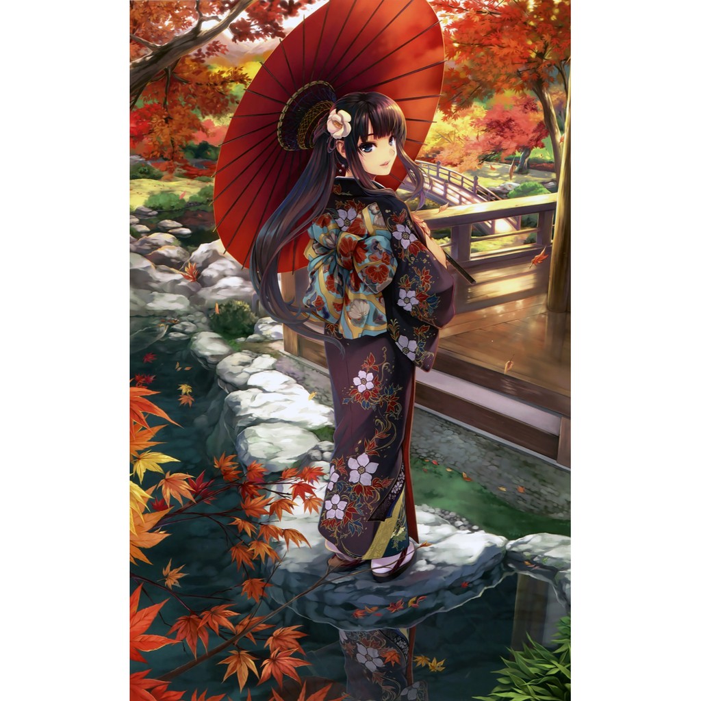 Bộ tranh xếp hình jigsaw puzzle cao cấp 1000 mảnh ghép – Thềm Xưa