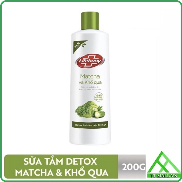 Sữa Tắm Lifebuoy Detox Matcha &amp; Khổ Qua 200g