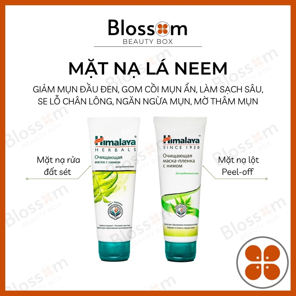 [75ml] Mặt nạ LỘT Peel-off Neem Himalaya Herbals - Store Nga