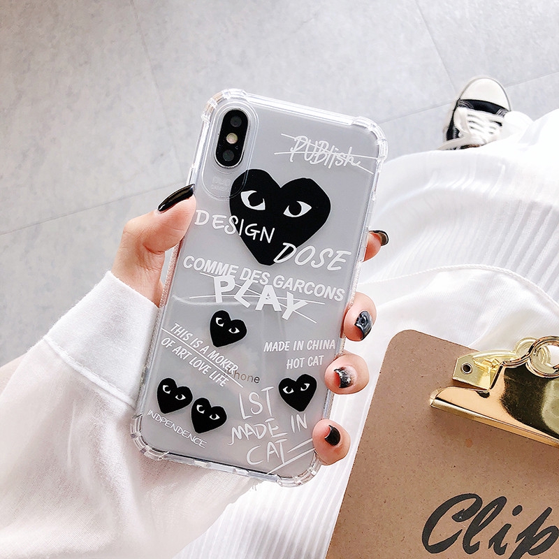 Ốp Điện Thoại Mềm Trong Suốt Họa Tiết Trái Tim Xinh Xắn Cho Iphone 6 7 P 8 Ix Xs Max Xr | BigBuy360 - bigbuy360.vn