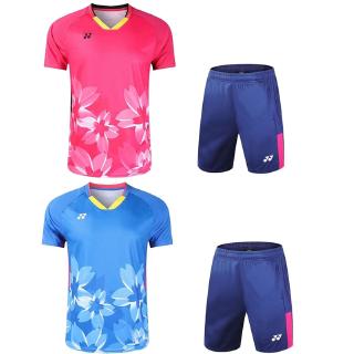 Bộ quần áo chơi cầu lông thoáng khí nhanh khô phong cách mới 2020 cho nam nữ
