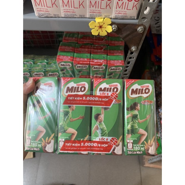 Thùng 48 hộp sữa Nestlé MILO nước - 180ml ( giá trừ KM )