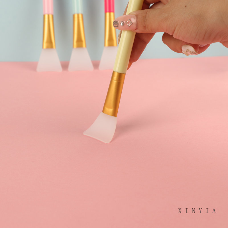 [Hàng mới về] Cọ silicon mềm trộn đắp mặt nạ bùn tiện dụng 5 màu lựa chọn