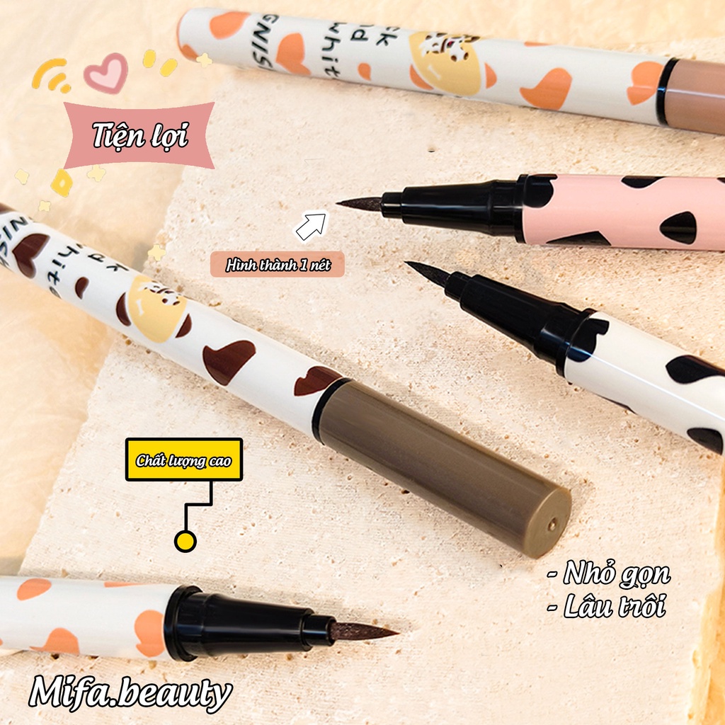Kẻ mắt nước Liangnishi, bút kẻ mắt nước nội địa trung Eyeliner siêu mịn nhanh khô chống thấm nước, không lem Mifa