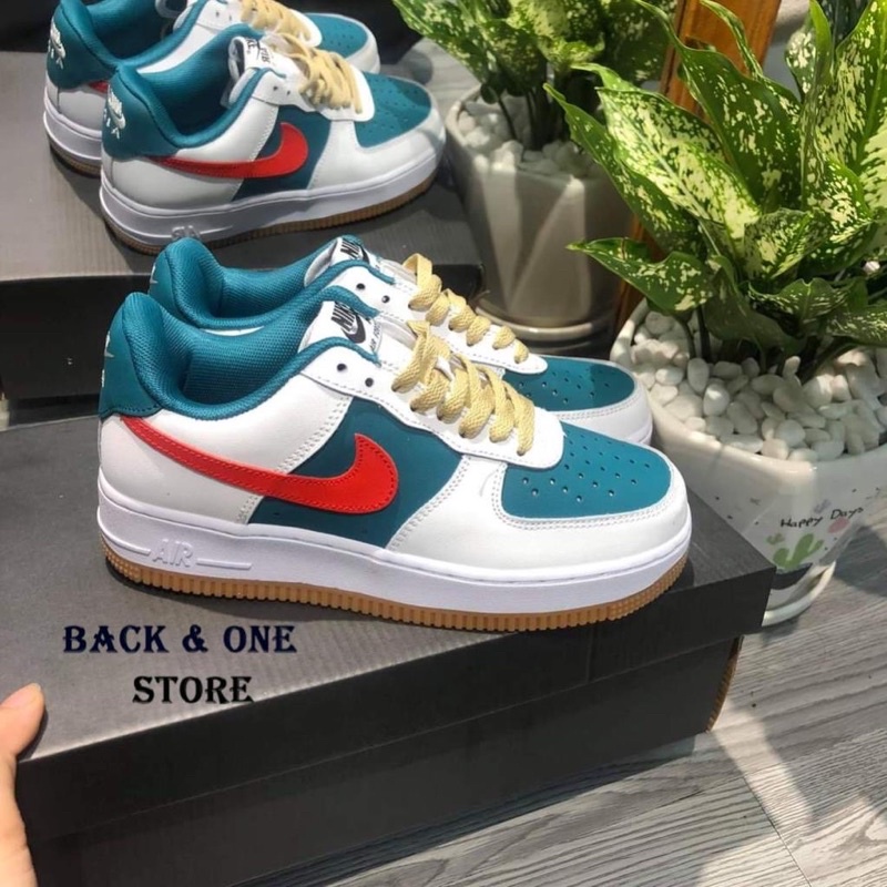 Giày thể thao AF1 Gu Xì,Giày sneaker nam nữ FORCE xanh đỏ hot trend,kiểu dáng thể thao,đi học,tập gym,chạy bộ