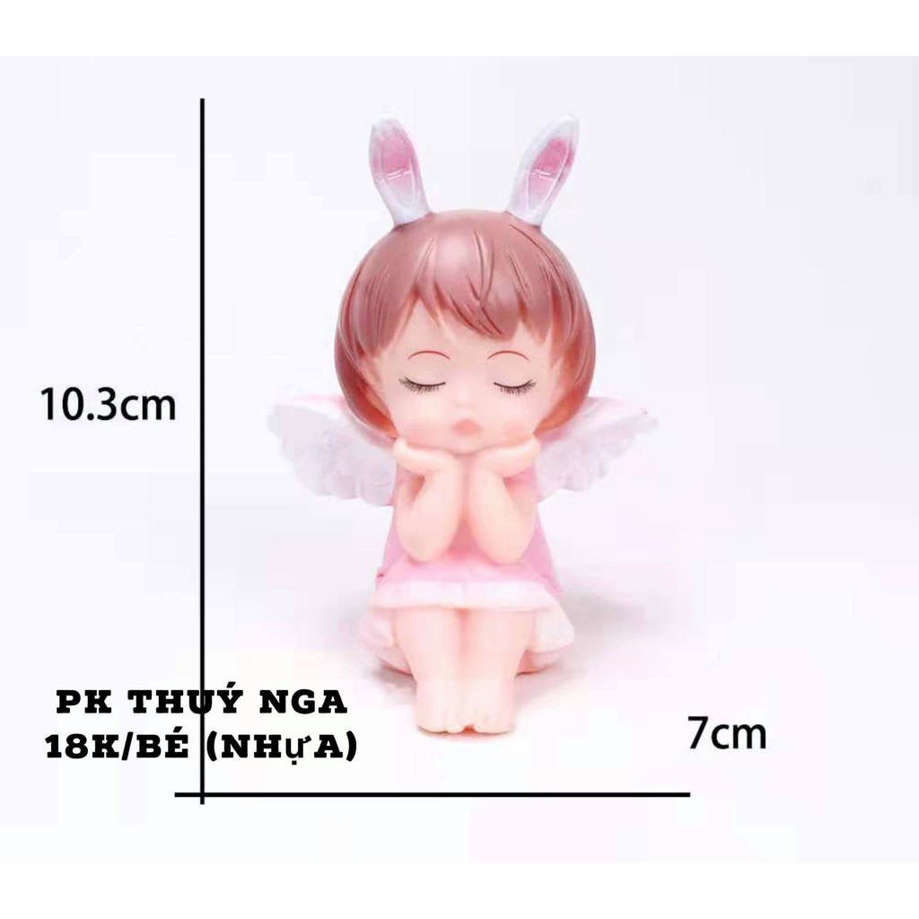 Em Bé Thiên Thần Ngủ Trang Trí Bánh Kem