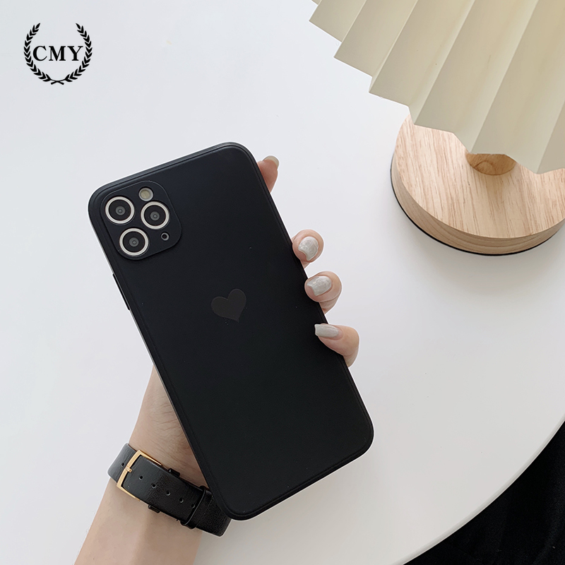 Ốp điện thoại silicon họa tiết trái tim dành cho iPhone11/11Pro 11pro Max X XR XS XS MAX 7 8 plus SE | BigBuy360 - bigbuy360.vn