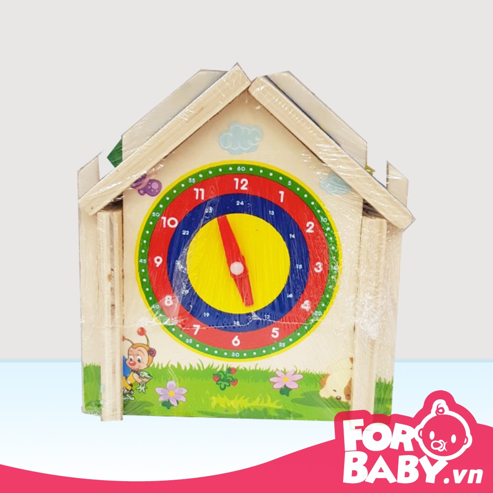 Đồ Chơi Ngôi Nhà Thả Hình Đập Bóng Bánh Răng Cho Bé