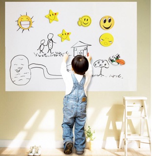 Bảng dán tường trẻ e màu đen 60x200cm