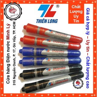 Bút Lông Dầu Thiên Long Màu Đỏ - Xanh - Đen PM-09