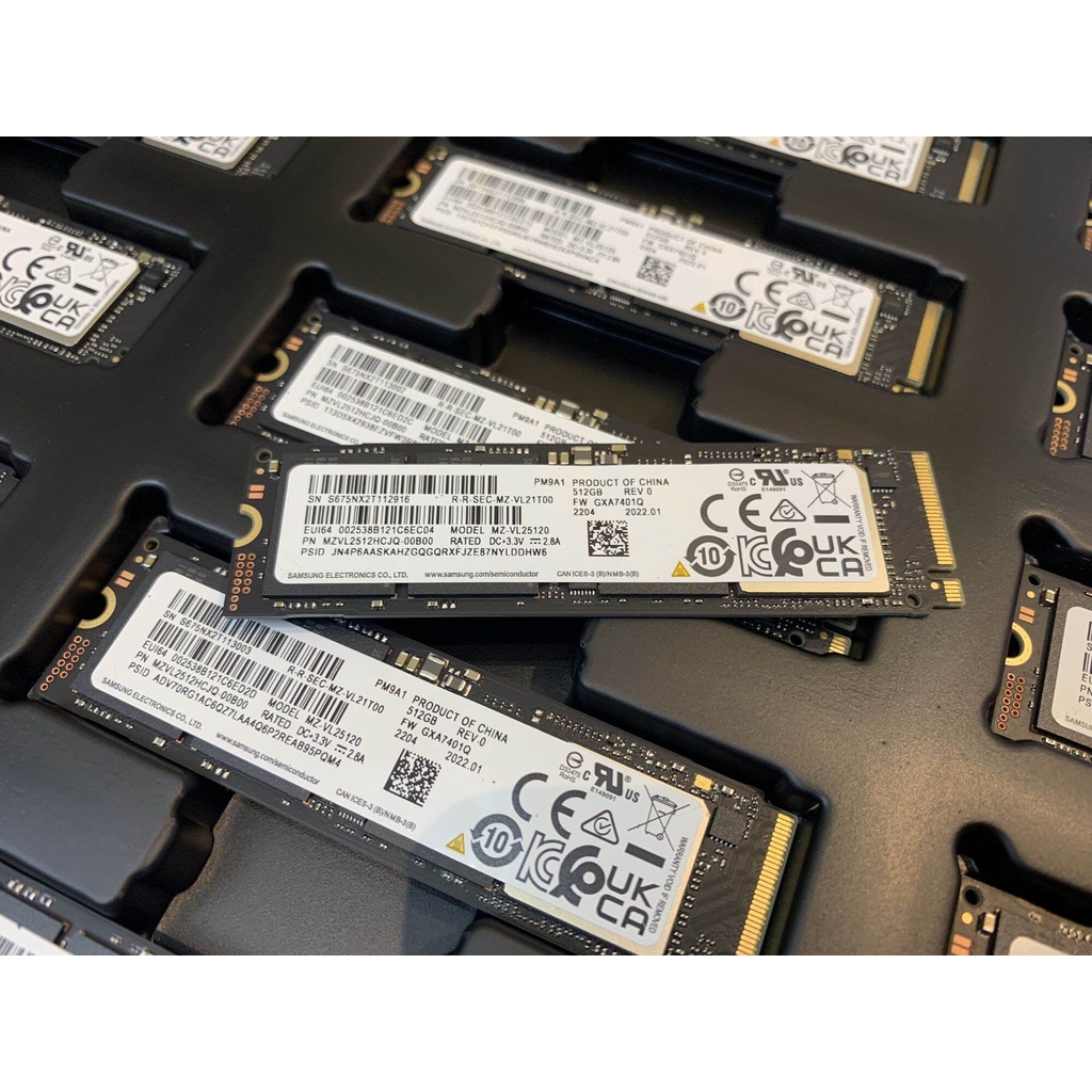 Like New SSD M2 NVMe 256Gb 512Gb 1Tb 100% Healt BH 12 tháng Samsung PM981 PM991a PM9A1 128 256 512 1T Ổ cứng PCIe