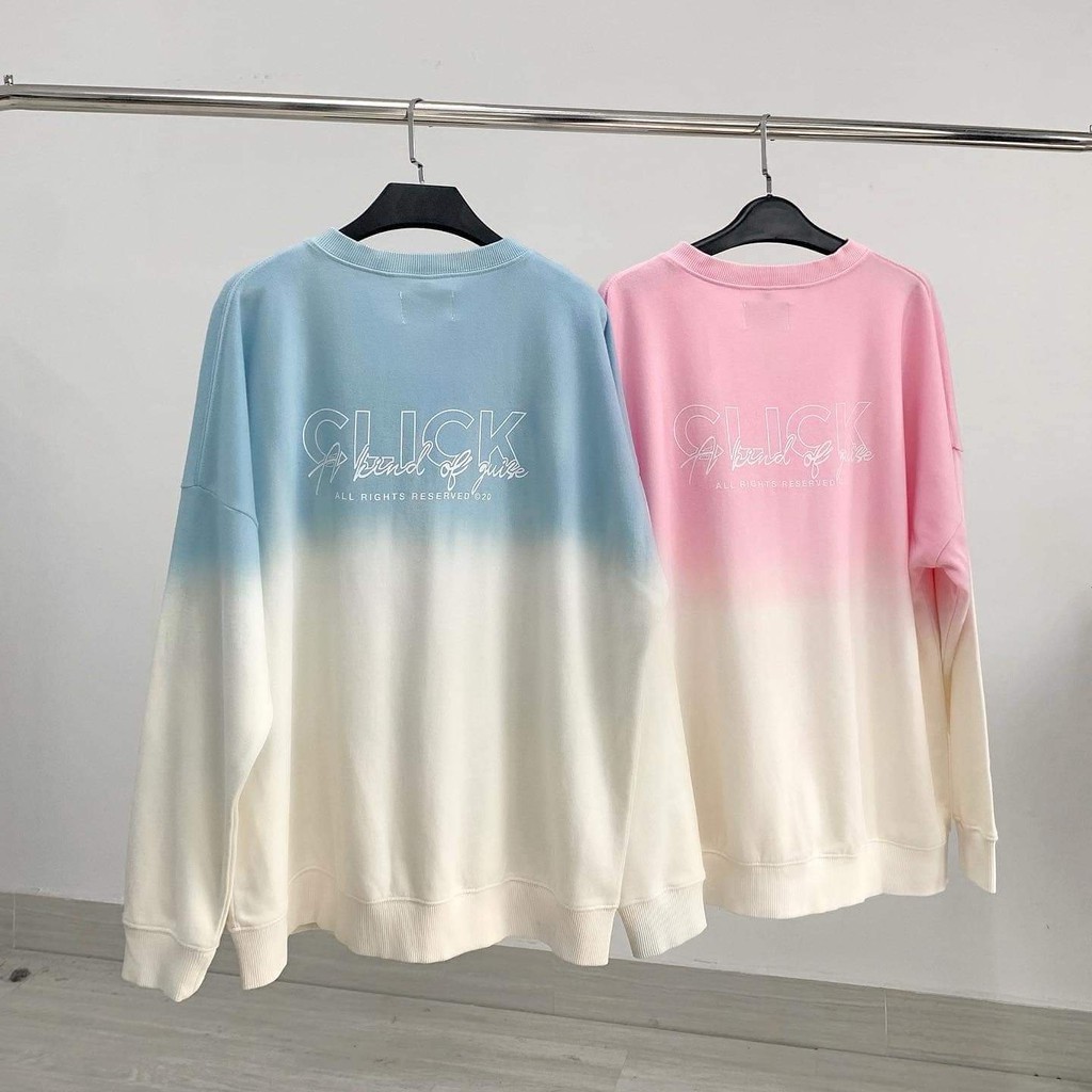 Áo Khoác Nỉ Bông Cardigan Tiedye CLICK.CLUB Loang Màu Unisex