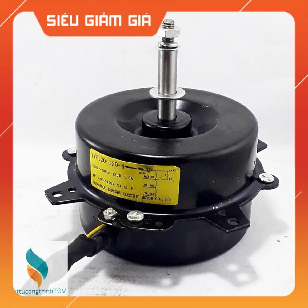 Motor vỏ đen 220V-120W xuôi chiều thay thế cho quạt điều hòa hơi nước