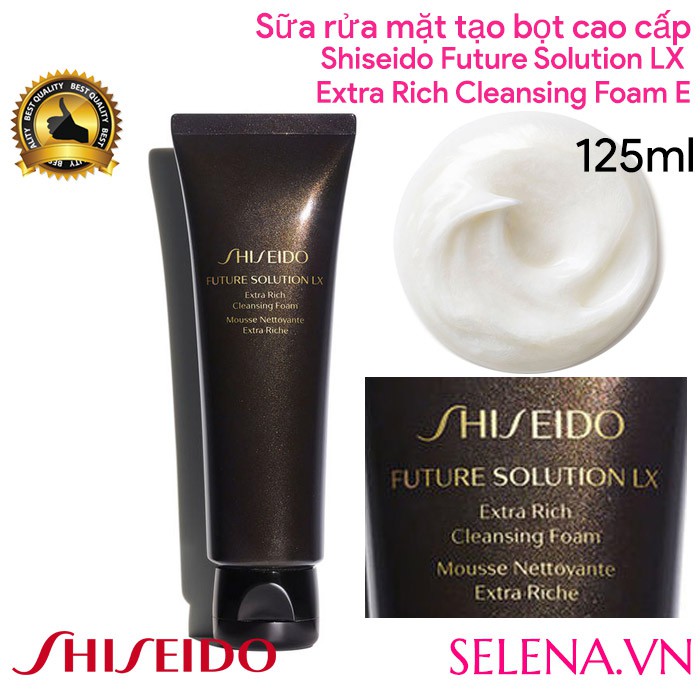 Sữa rửa mặt Shiseido Future Solution LX Extra Rich Cleansing Foam E 125ml