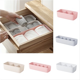 Hộp Nhựa Nhiều Ngăn Đựng Vớ / Đồ Lót Tiện Dụng