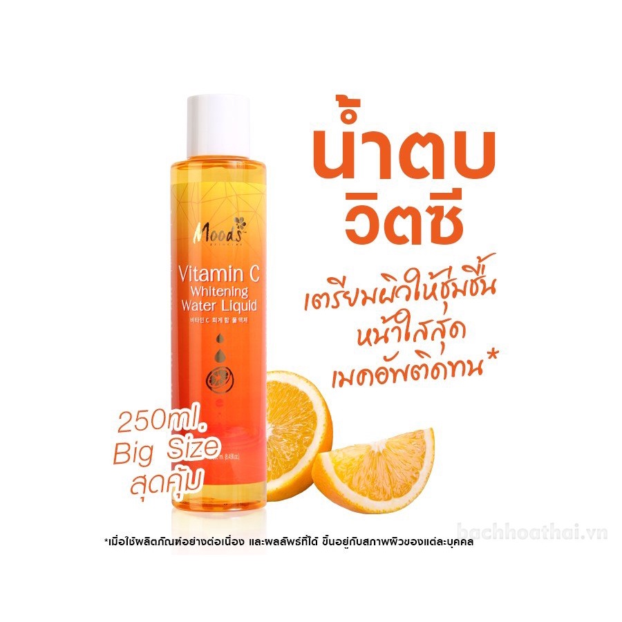 Nước dưỡng ẩm da Moods vıtamın C Whitening Liquid Thái Lan