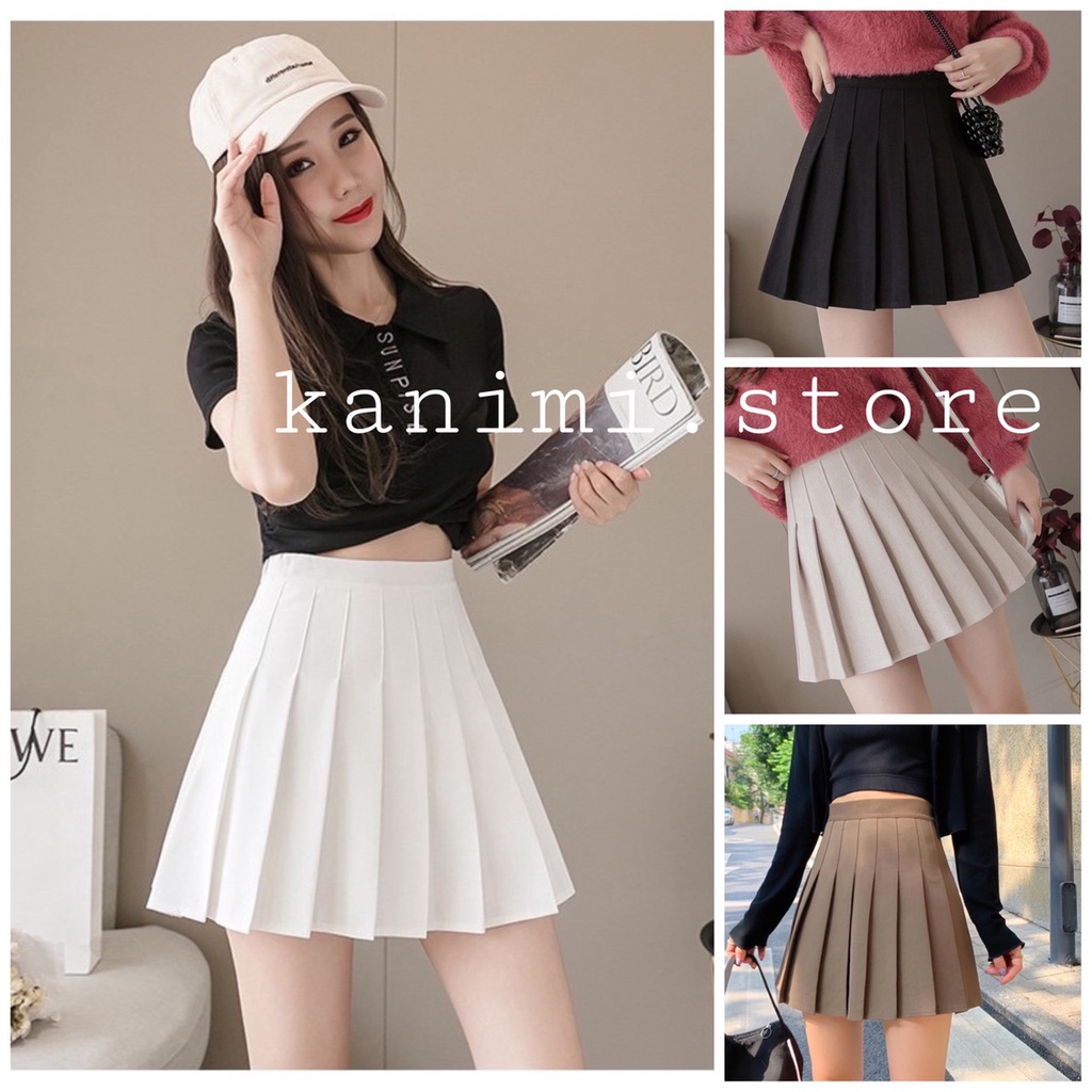 Chân váy tennis xếp ly lưng cao có quần trong phong cách hàn quốc thể thao M028