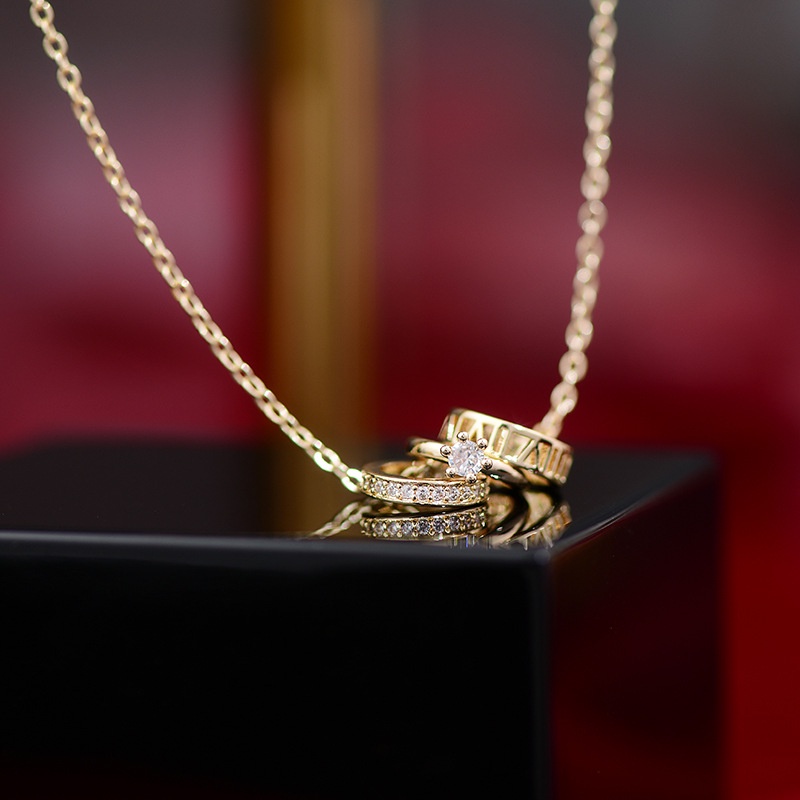V.I.T House | Dây chuyền S925 đá vàng