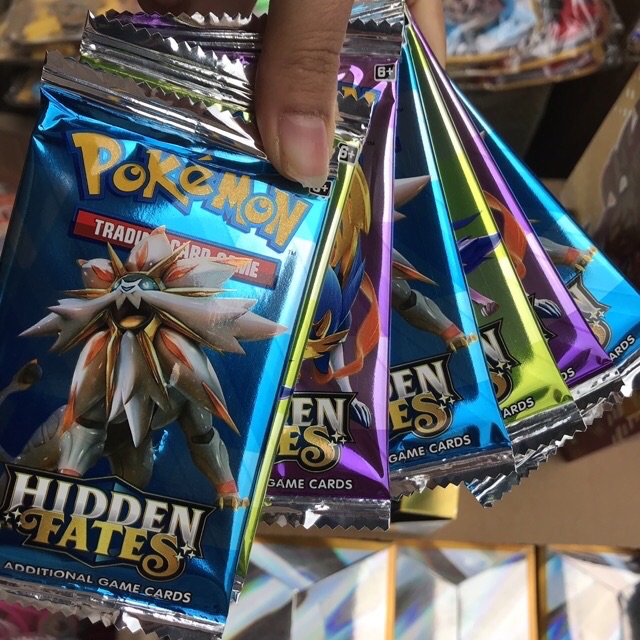 Hộp thẻ bài pokemon tráng bạc