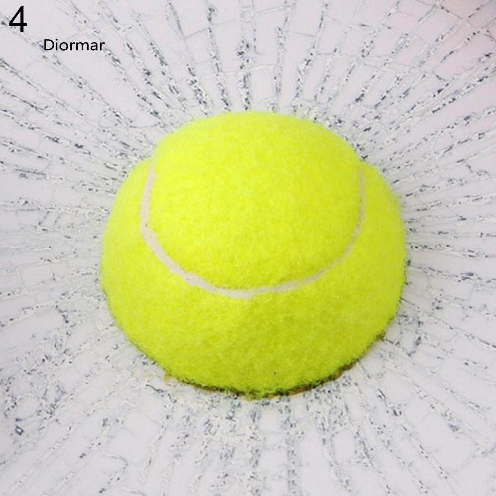 Miếng dán 3D hình quả bóng tennis dán trang trí thân &amp; cửa sổ xe hơi