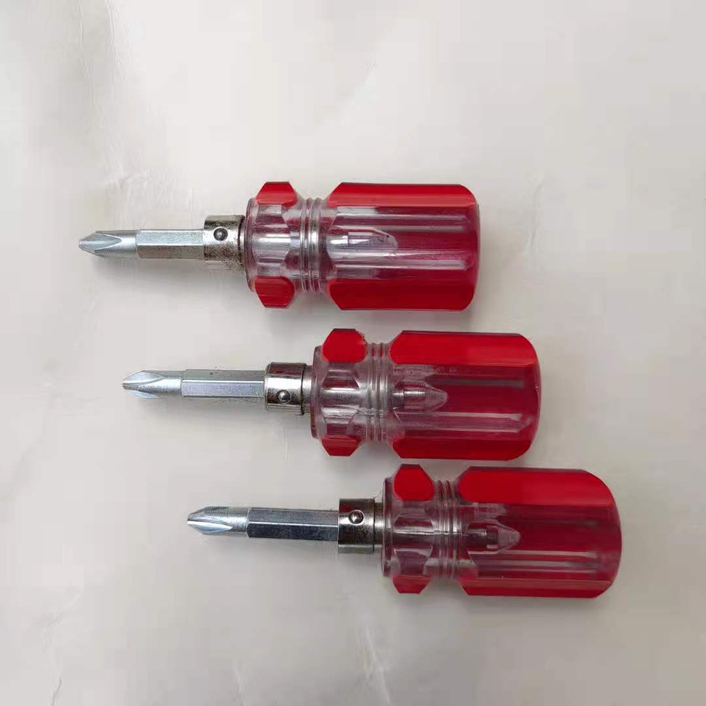 Tô Vít 2 Đầu 4 Cạnh 2 Cạnh Đa Năng Màu Đỏ Dài 8cm