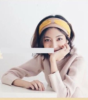 Bờm tóc nơ xinh- Băng đô tóc chun phong cách hàn quốc