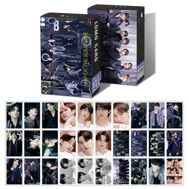 Hộp 30 Ảnh Lomo Card Nhóm Nhạc Bts