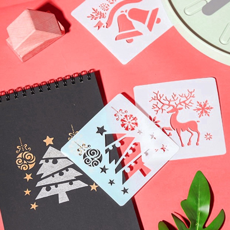 Bộ Khuôn Vẽ Trang Trí Scrapbook Chủ Đề Giáng Sinh # 07