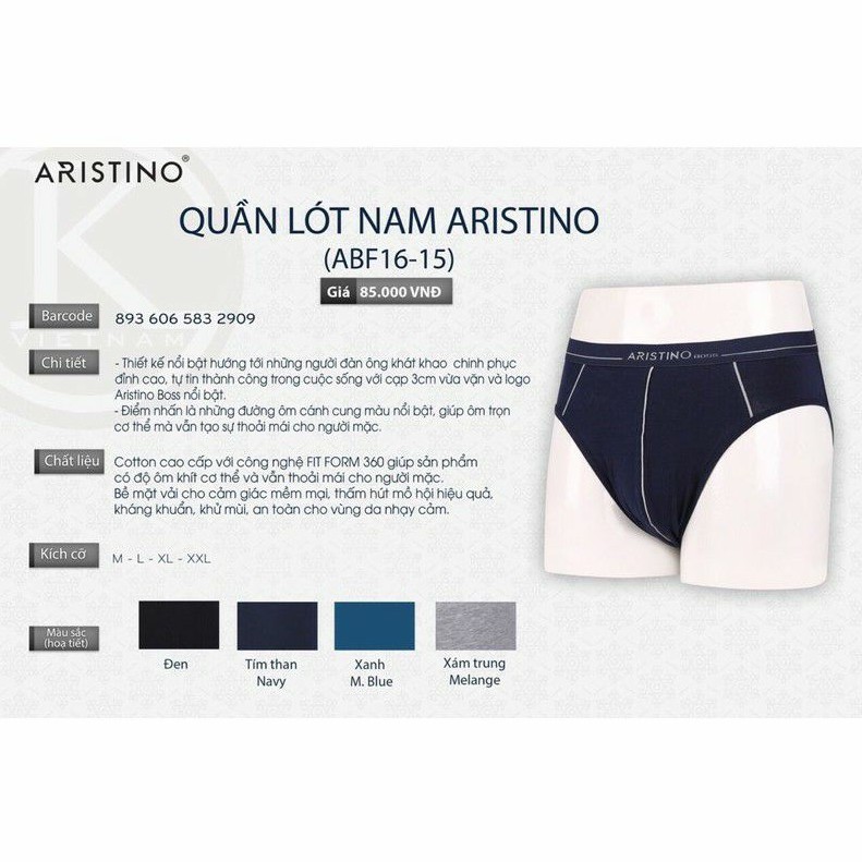 QUẦN LÓT NAM ARISTINO ABF16-15