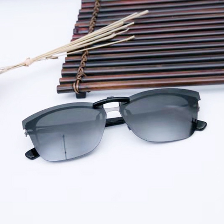 Kính râm kẹp thời trang ko lật 2in1 polaroid phân cực chống chói lóa,chống tia UV 400 - [Tặng kèm hộp-khăn lau]