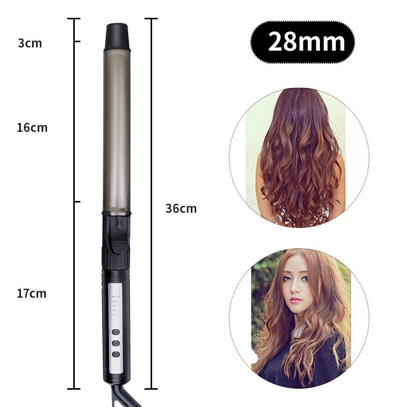 Máy uốn tóc xoăn lọn cao cấp chỉnh nhiệt chuẩn salon tóc xoay trục 360 độ