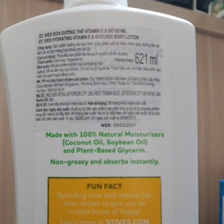 Sữa dưỡng thể st.Ives 621ml